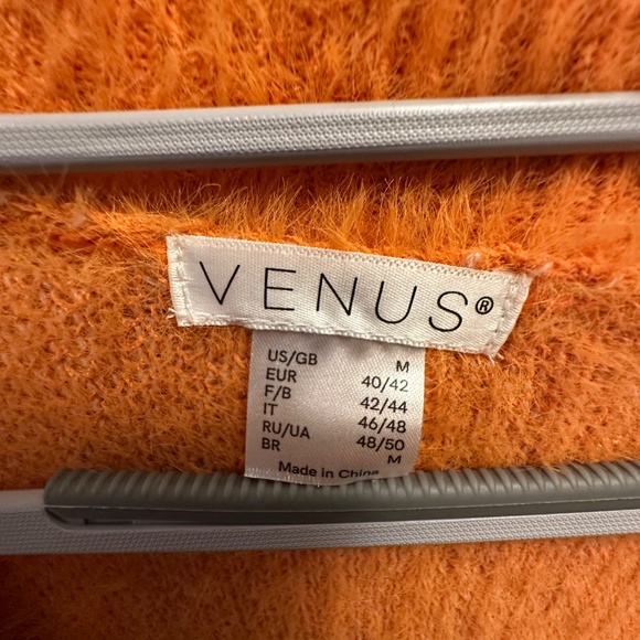 Venus Bright Flowered Furry Cardigan-size M - Picture 3 of 7